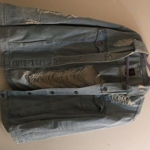 Distressed Jean Jacket